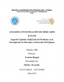 Segundo Capítulo: Definición del Problema en la Investigación de Mercados y Desarrollo del Enfoque