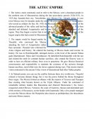 THE AZTEC EMPIRE.