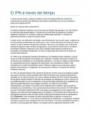 El IPN a través del tiempo