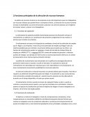 Funciones principales de la dirección de recursos humanos