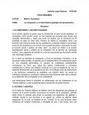 La Compasión y La Vida Pública (paisajes del pensamiento)