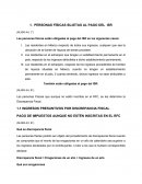 DERECHO MERCANTIL. PERSONAS FÍSICAS SUJETAS AL PAGO DEL ISR