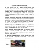 El exeso de velocidad es letal.