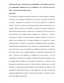 Percepcion de los cuidados de enfermeria