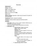 Equilibrio Objetivos operativos: diagnosticar el estado actual del desarrollo del equilibrio del niño de primer grado.
