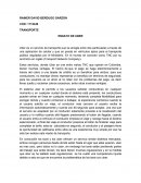 TRANSPORTE ENSAYO DE UBER