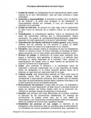 Principios Administrativos de Henri Fayol