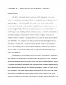 Evolución de la educación en línea en México y sus roles.