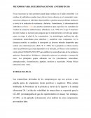 METODOS PARA DETERMINACION DE ANTIBIOTICOS