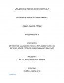ESTUDIO DE VIABILIDAD PARA LA IMPLEMENTACIÓN DE SISTEMA SOLAR FOTOVOLTAICO PARA AUTO LAVADO