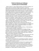 Nobel de Química por hallazgos cruciales para la farmacología