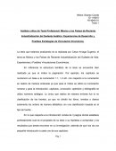 Análisis crítico de Tesis Profesional: México y los Países de Reciente Industrialización del Sudeste Asiático: Experiencias de Desarrollo y Posibles Estrategias de Vinculación Económica.