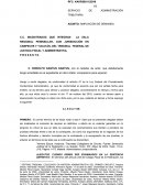 ASUNTO: AMPLIACIÓN DE DEMANDA.