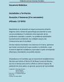 Secuencia Didáctica: Sociedades y Territorios.