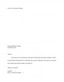 Cómo crear un plan de trabajo