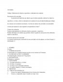 Trabajo: Elaboración de objetivos específicos e indicadores de conducta