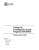 Trabajo de Investigación Grupal Programa ADVANCE