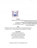 RESUMEN DE VISITA TÉCNICA A INDUSTRIA LA CONSTANCIA ENFOCADAS A LA SERVUCCIÓN Y A LAS CONDICIONES Y MEDIO AMBIENTE DE TRABAJO.