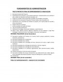 FUNDAMENTOS DE ADMINISTRACION PAUTA PROYECTO FERIA DE EMPRENDIMIENTO E INNOVACION