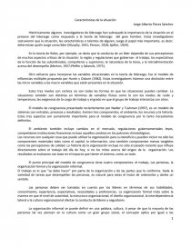 Liderazgo, caracteristicas de la situación.. Página 1