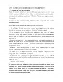 AUTO DE RADICACION EN CONSIGNACION CON DETENIDO