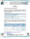 Actividad 1 ISO 9001:2008.