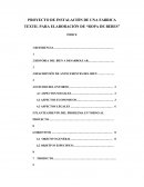 PROYECTO DE INSTALACIÓN DE UNA FABRICA TEXTIL PARA ELABORACIÓN DE “ROPA DE BEBES”