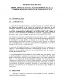 PERFIL TECNICO PARA EL ABASTECIMIENTO DE AGUA POTABLE MEDIANTE SISTEMA DE PILETAS PUBLICAS