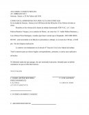 Acta administrativa por uso de telefono.