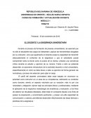 EL DOCENTE Y LA ENSEÑANZA UNIVERSITARIA