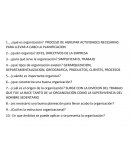 Preguntas organizacion