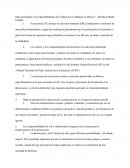 Las imposibilidades de la Educación Ciudadana en México - Bonifacio Barba Casillas