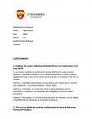 Administración de Empresas. RRHH