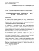 La escuela como generadora de una cultura de la sana convivencia