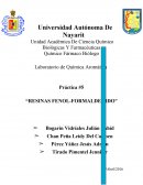 RESINAS FENOL-FORMALDEHIDO.