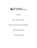 Teoria de la oferta y la demanda.