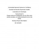 INVISIBILIZACION DE LOS NIÑOS COMO ACTORES SOCIALES Y LA INSTITUCIONALIZACION DE LA VIDA ADULTA