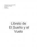 Libreto de El Sueño y el Vuelo