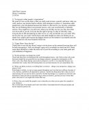 Reflexion en ingles.