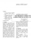 LABORATORIO SOLUBILIDAD Y CONDUCTIVIDAD.