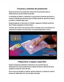 Procesos y sistemas de producción