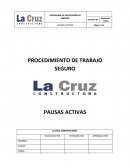 PAUSAS ACTIVAS LA CRUZ CONSTRUCTORA