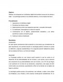 Realizar una búsqueda en la biblioteca digital