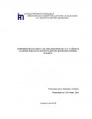 COMPRENSIÓN LECTORA Y LOS ADOLESCENTES DE 14 A 17 AÑOS EN LA UNIDAD EDUCATIVA INSTITUTO