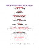 REPORTE CONFERENCIAS