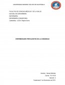 Enfermedades frecuentes en la comunidad.