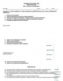 EXAMEN DE SEGUNDO AÑO PROYECTO UNO