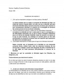 Cuestionario del capítulo 9 ¿Por qué es importante conjugar en la ética justicia y felicidad?