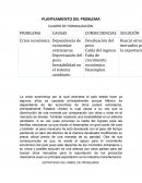 PLANTEAMIENTO DEL PROBLEMA CUADRO DE FORMALIZACIÓN
