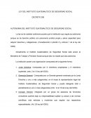 Analisis ley del instituto guatemalteco de seguridad social